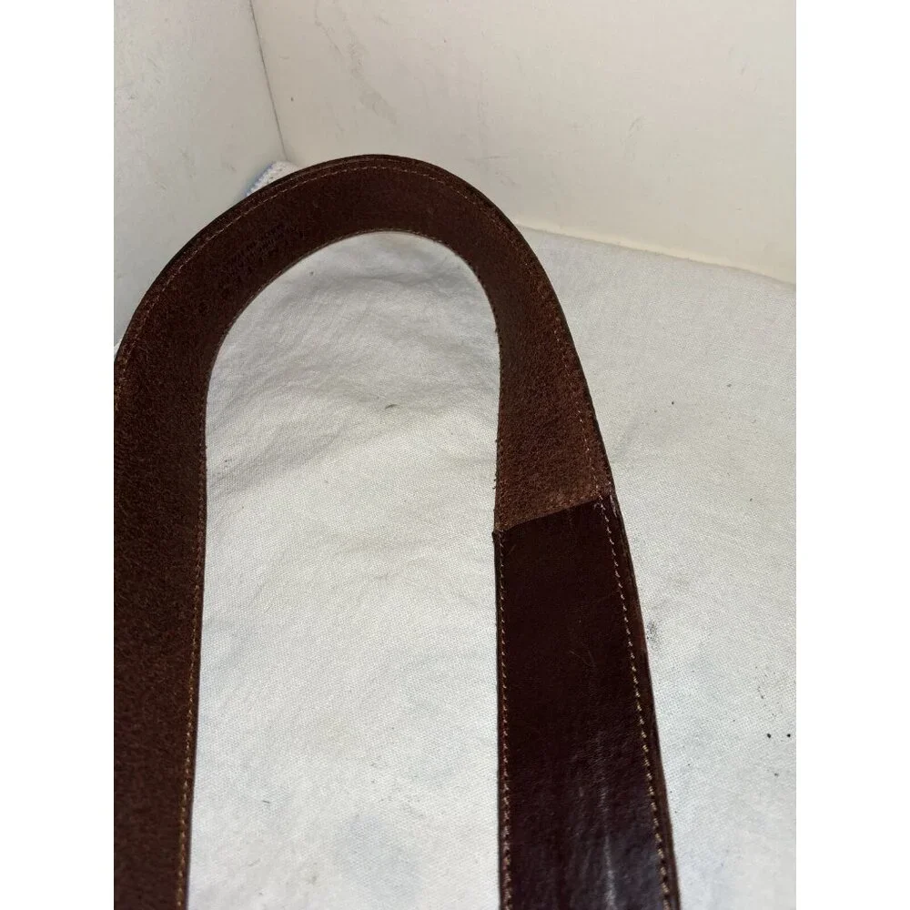 LIMITED‎ Brown Genuine Leather Belt - Made in Italy - Women's Size 30
